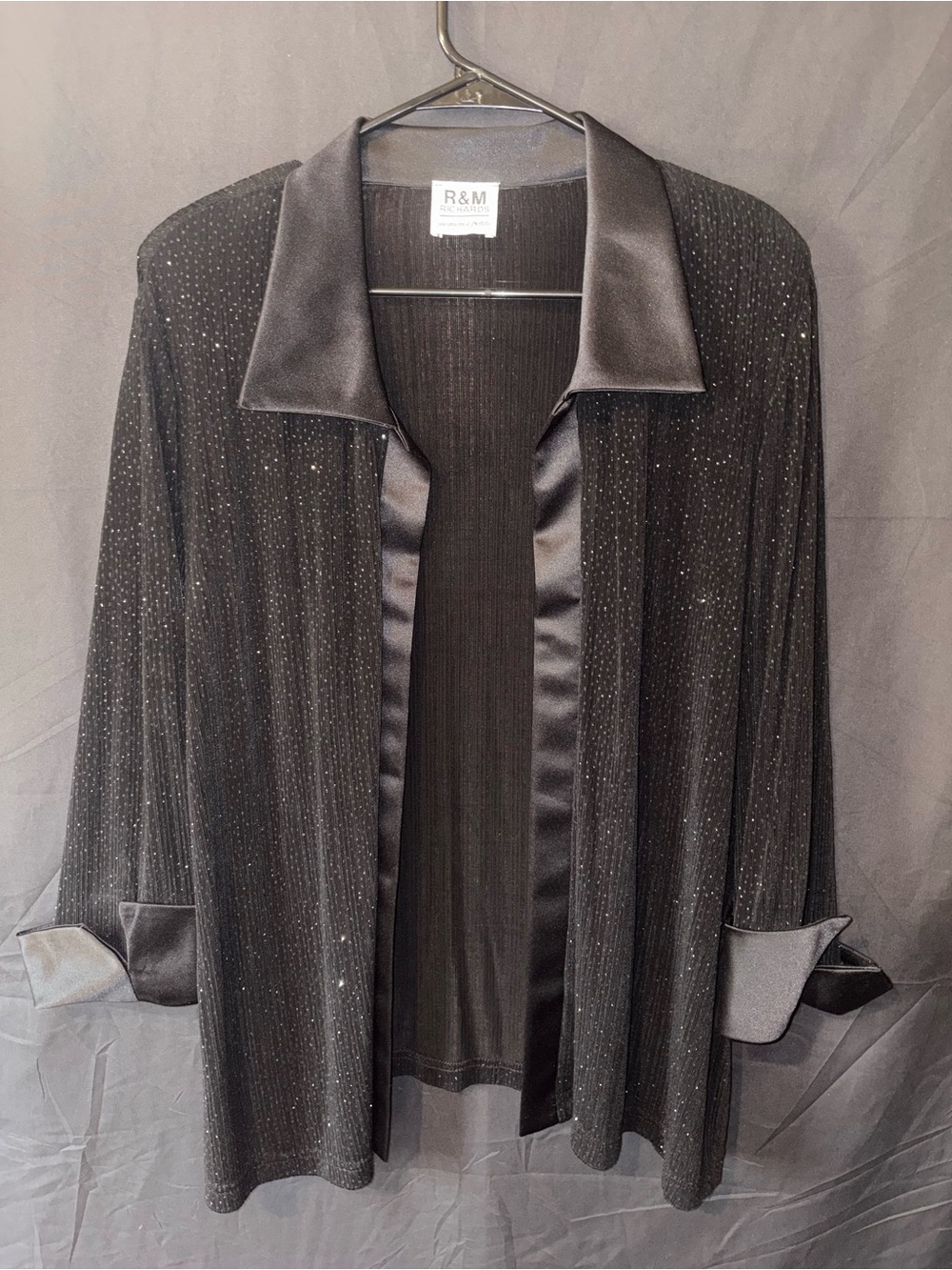 R&M Richards Sparkly Lightweight Blazer Jacket
